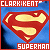 Button for the Clark Kent/Superman (TV Show/Movie) fanlisting.