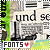 Button for the Fonts fanlisting.