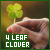 Button for the Four Leaf Clover fanlisting.