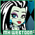 Button for the Monster High webtoon fanlisting.