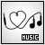 Button for the Music fanlisting.