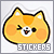 Button for the Stickers/Collecting stickers fanlisting.
