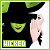 Button for the Wicked play fanlisting.