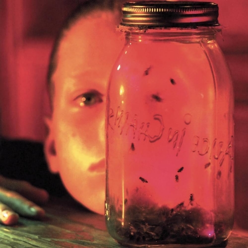 Image of the cover of Alice in Chains' 'Jar of Flies' album.