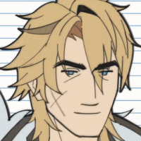 Short animation of Varka making various expressions.